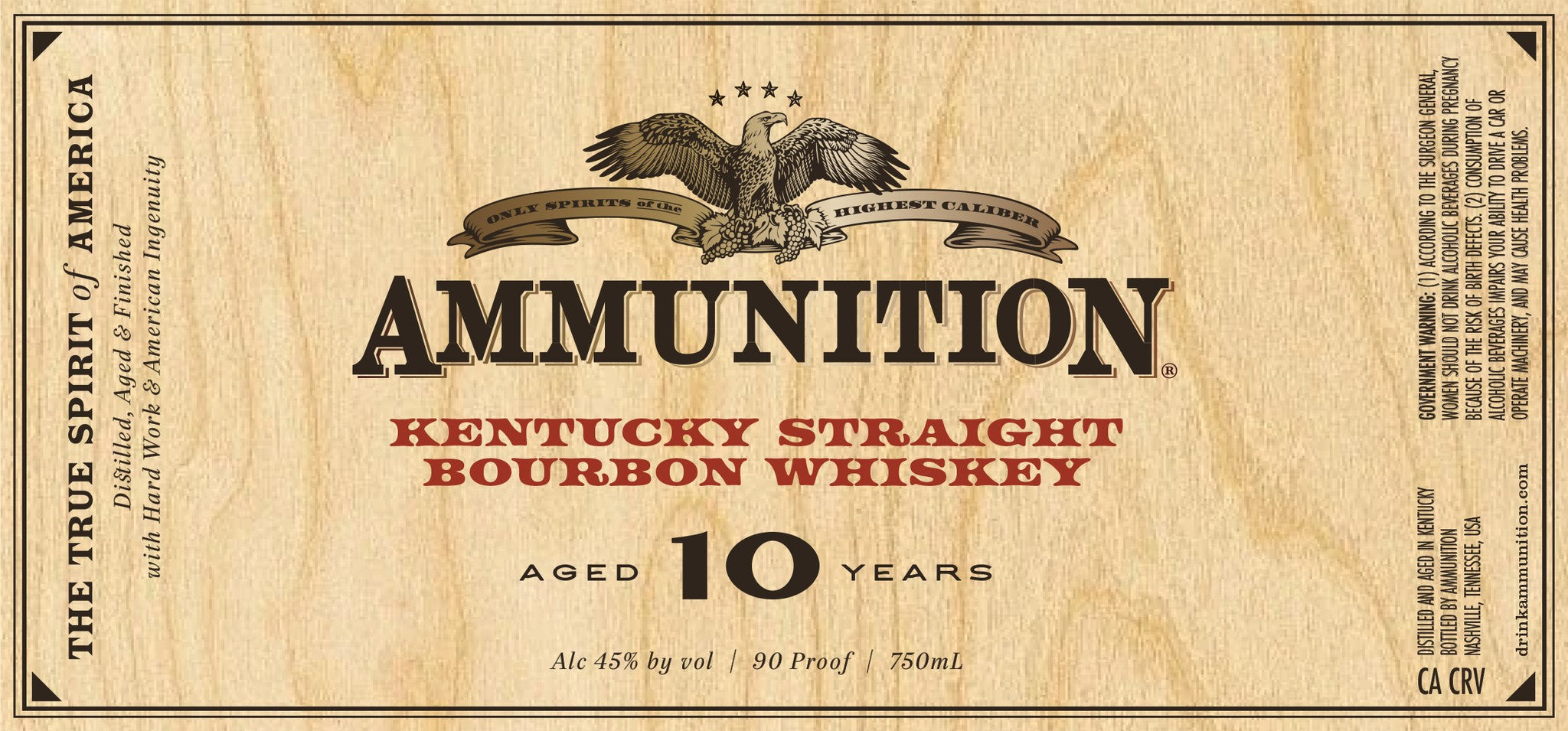 Ammunition Bourbon 90 Proof