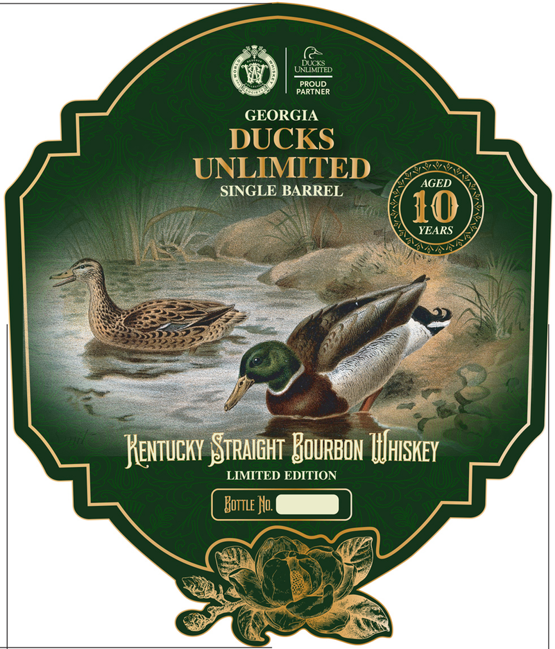 Ducks Unlimited 10 Year Old Single Barrel Bourbon