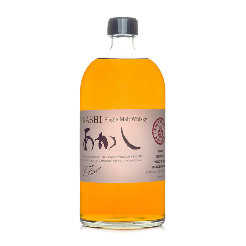 Akashi Single Malt Sommelier Series Pinot Noir Wine Cask Finish