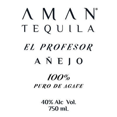 Aman El Profesor Anejo Tequila