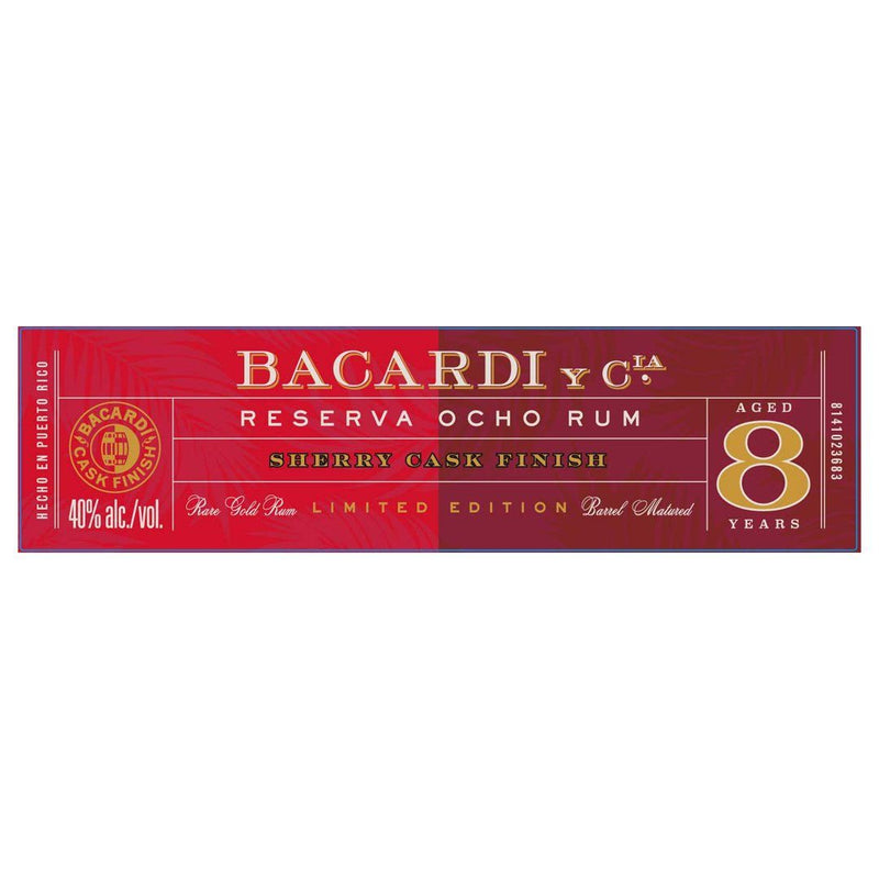 Bacardi Reserva Ocho Rum Sherry Cask Finish