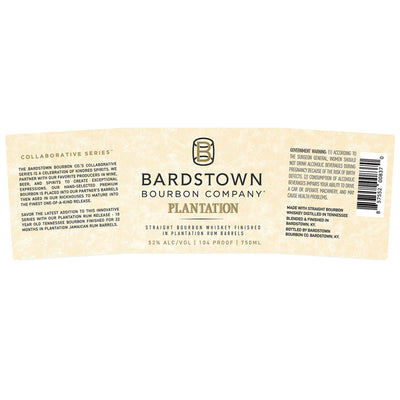 Bardstown Bourbon Company Plantation Rum Finish