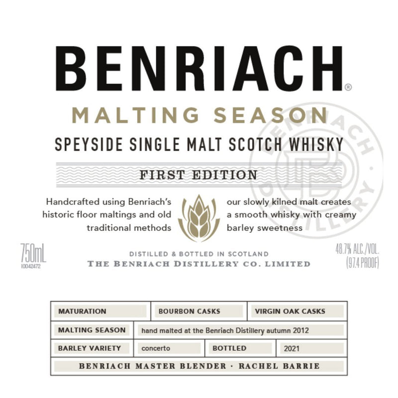 Benriach Malting Season First Edition