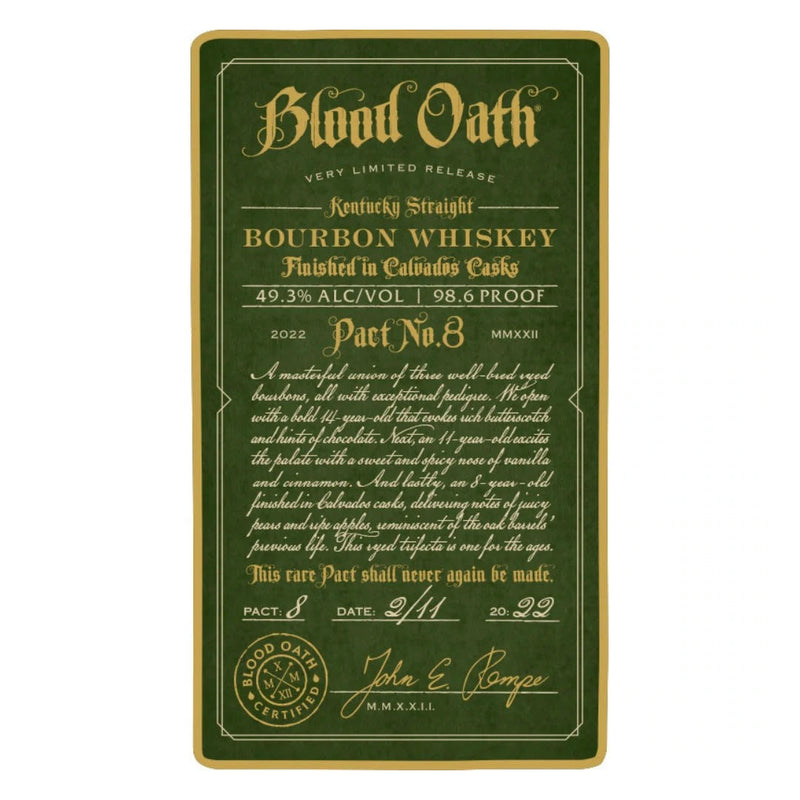 Blood Oath Pact No.8
