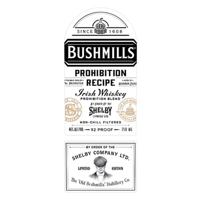 Bushmills Peaky Blinders Prohibition Recipe