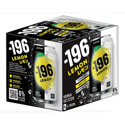 '-196 Suntory Lemon Vodka Seltzer 4PK