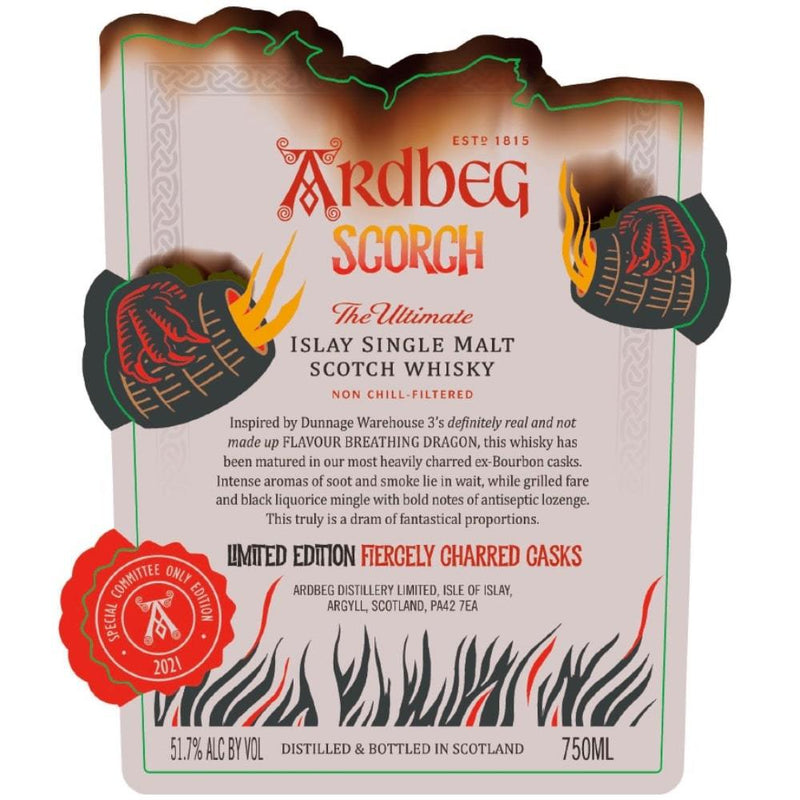 Ardbeg Scorch Fiercely Charred Casks