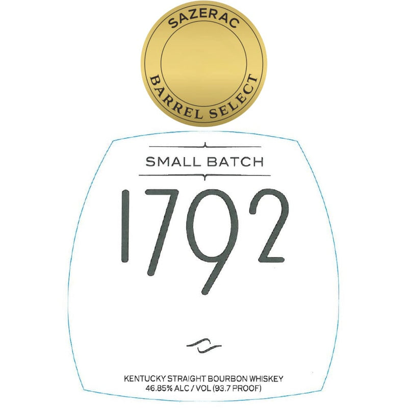 1792 Small Batch Bourbon Sazerac Barrel Select