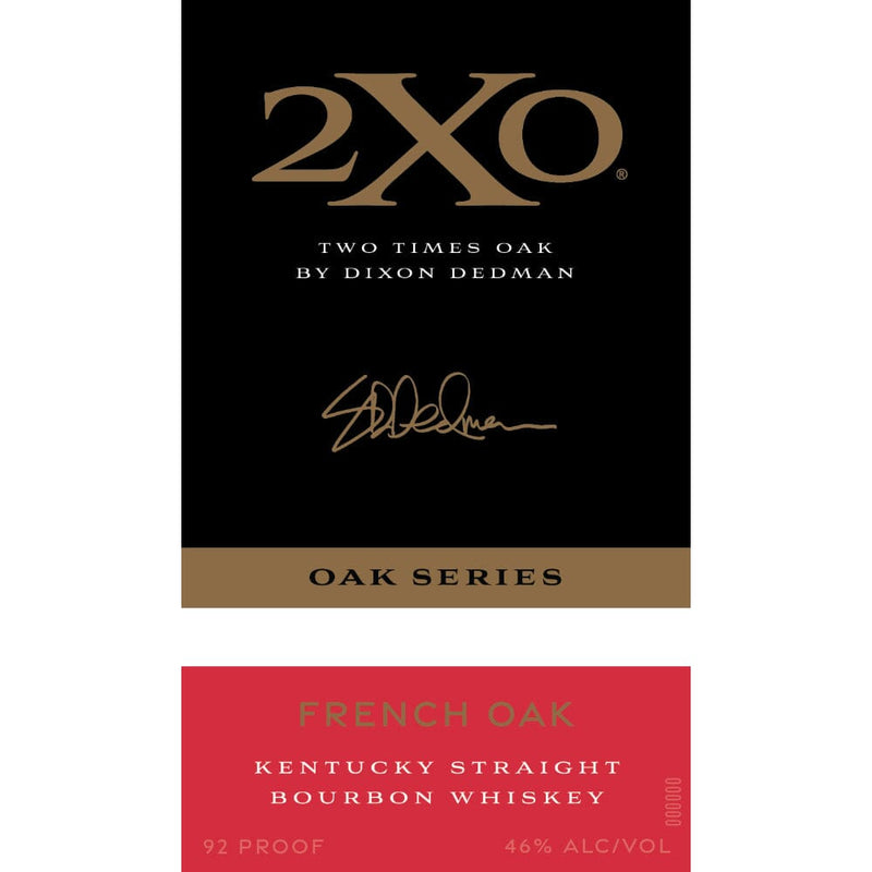2XO Oak Series French Oak Kentucky Straight Bourbon