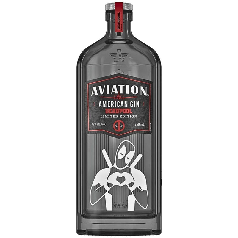 Aviation Gin W/ Deadpool Limited Edition Custom Engraving
