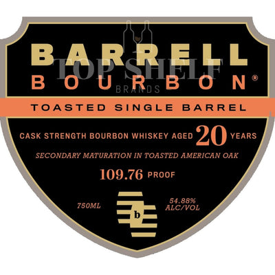 Barrell Bourbon 20 Year Old Toasted Single Barrel Bourbon