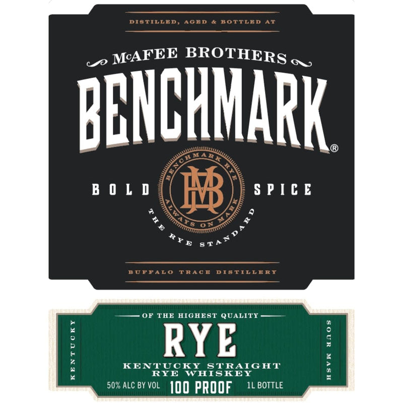 Benchmark Rye Whiskey 1L