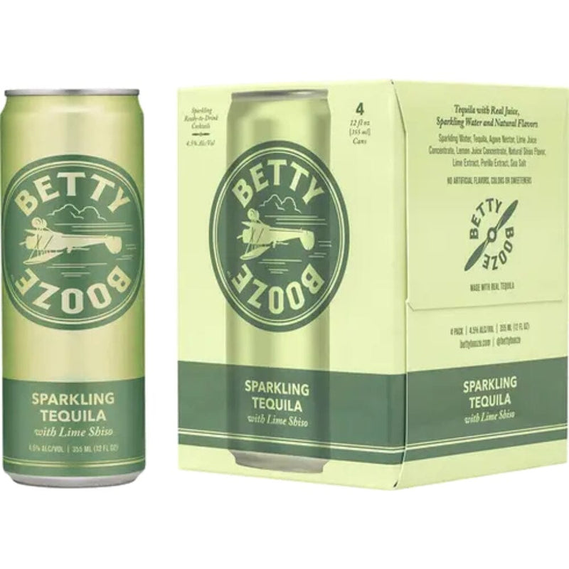 Betty Booze Sparkling Tequila With Lime Shiso 4pk