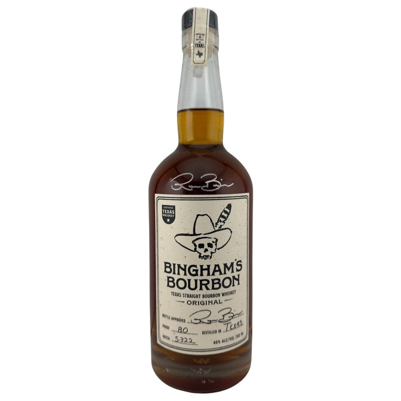 Bingham’s Bourbon Original 80 Proof W/ Laser Etched Commemorative Signature