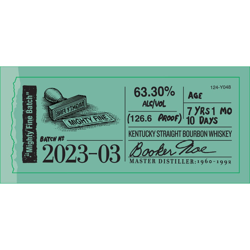 Booker’s Bourbon “Mighty Fine Batch” 2023-03