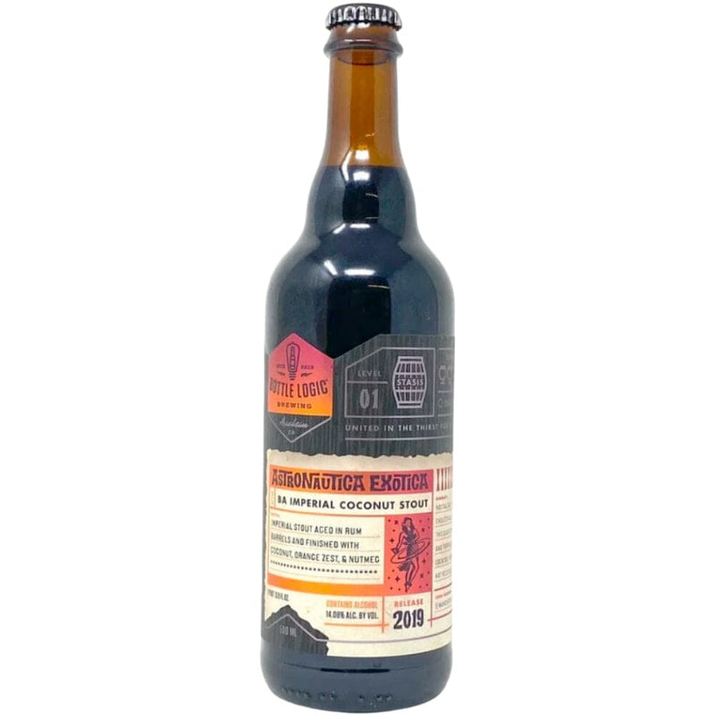 Bottle Logic Brewing Astronautica Exotica Barrel Aged Imperial Coconut Stout 2019 Release