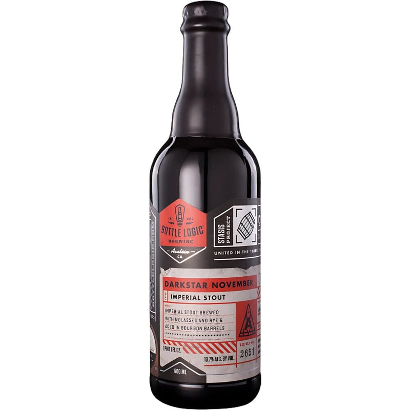 Bottle Logic Brewing Darkstar November Barrel Aged Imperial Stout 2017 Release
