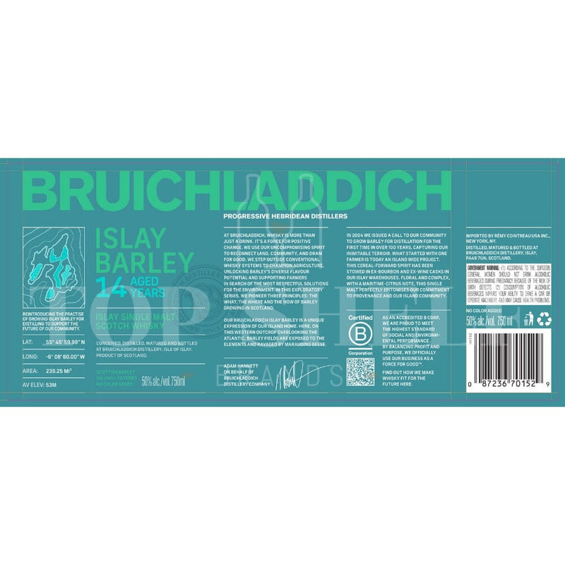 Bruichladdich Islay Barley 14 Year Old