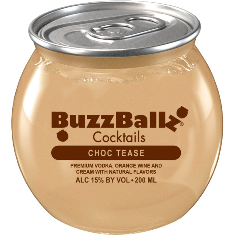 Buzzballz Choc Tease Pre-Mixed Cocktails 4-Pack