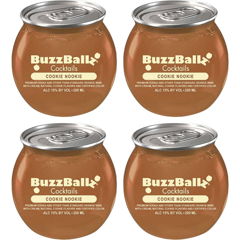 Buzzballz Cookie Nookie Pre-Mixed Cocktails 4-Pack