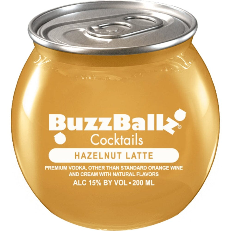 Buzzballz Hazelnut Latte Pre-Mixed Cocktails 4-Pack
