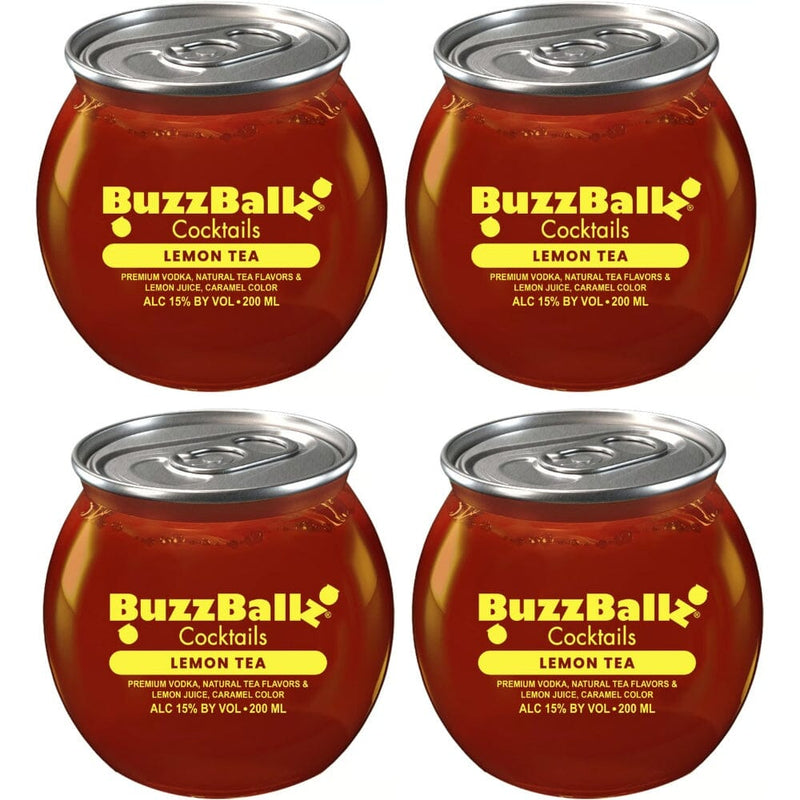 Buzzballz Lemon Tea Pre-Mixed Cocktails 4pk