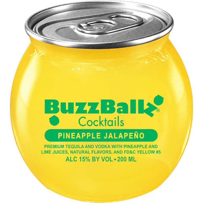 Buzzballz Pineapple Jalapeño Pre-Mixed Cocktails 4-Pack