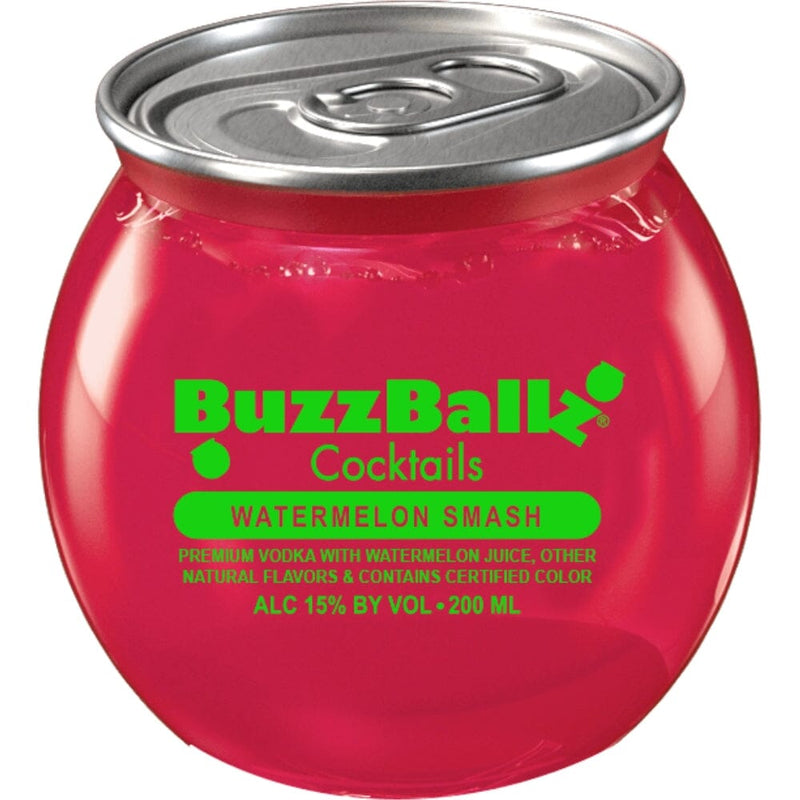 Buzzballz Watermelon Smash Pre-Mixed Cocktails 4-Pack