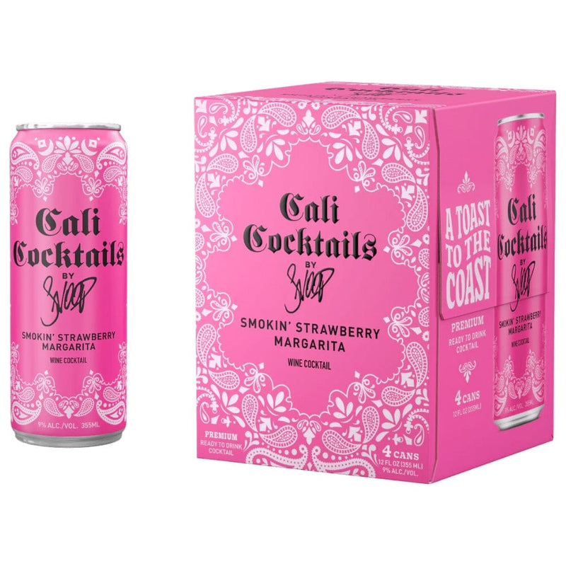 Cali Cocktails By Snoop Smokin’ Strawberry Margarita 4pk