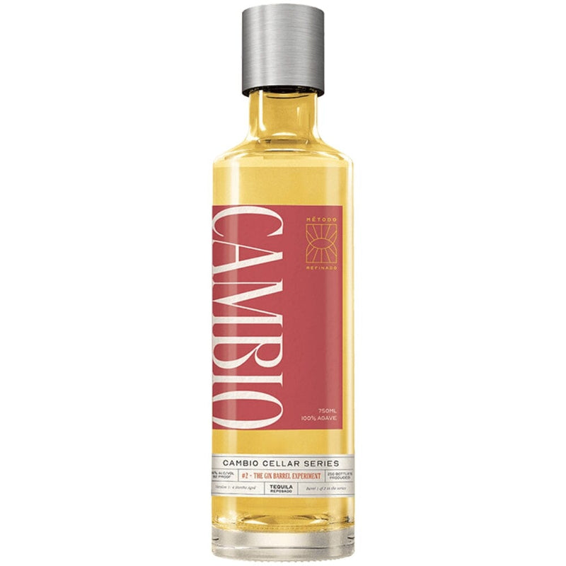 Cambio Cellar Reserve Series Gin Barrel Experiment Tequila Reposado