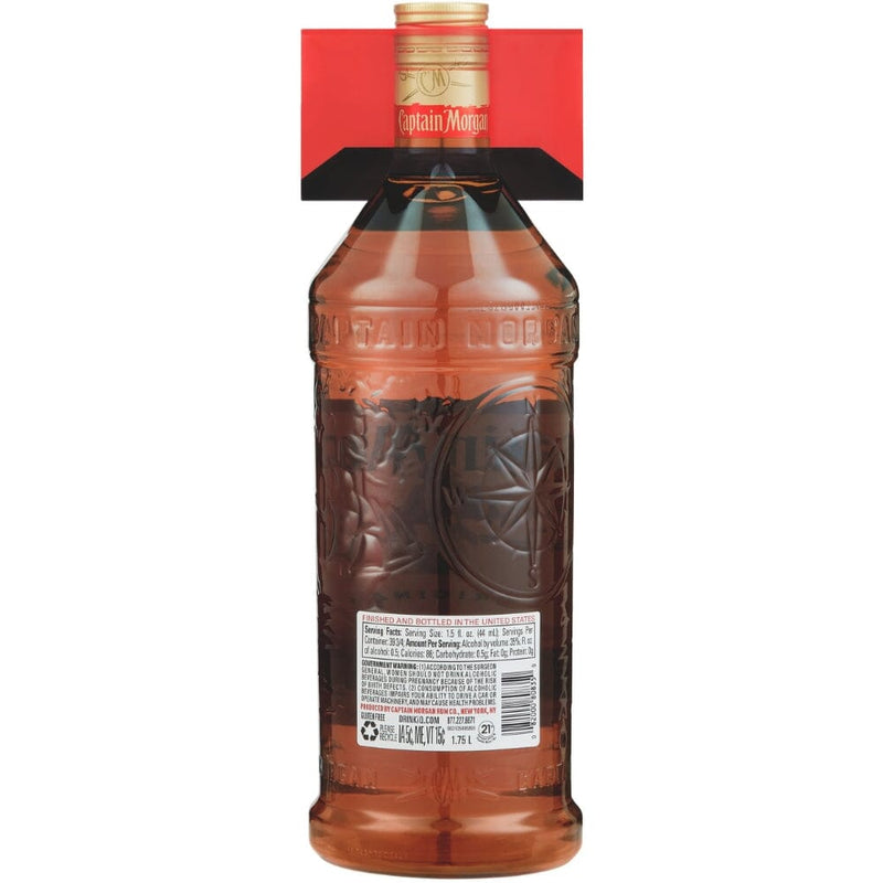 Captain Morgan 1.75L W/2 x 50ml 100 Proof Mini Bottles