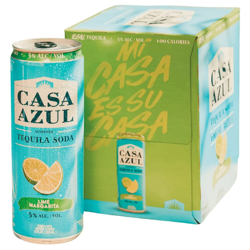 Casa Azul Lime Tequila Soda 4PK