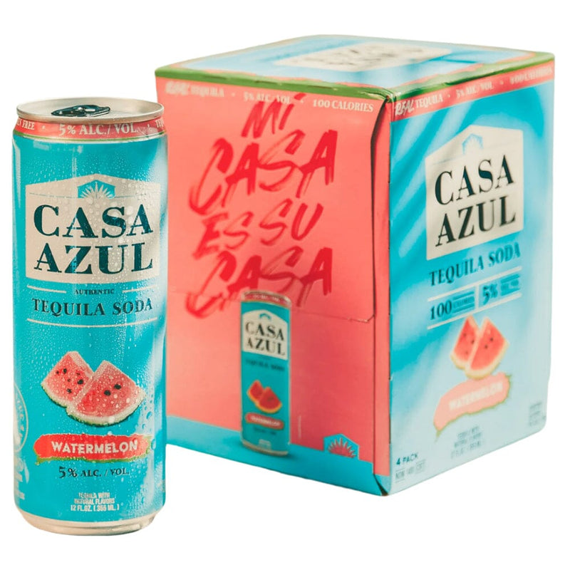 Casa Azul Watermelon Tequila Soda 4PK