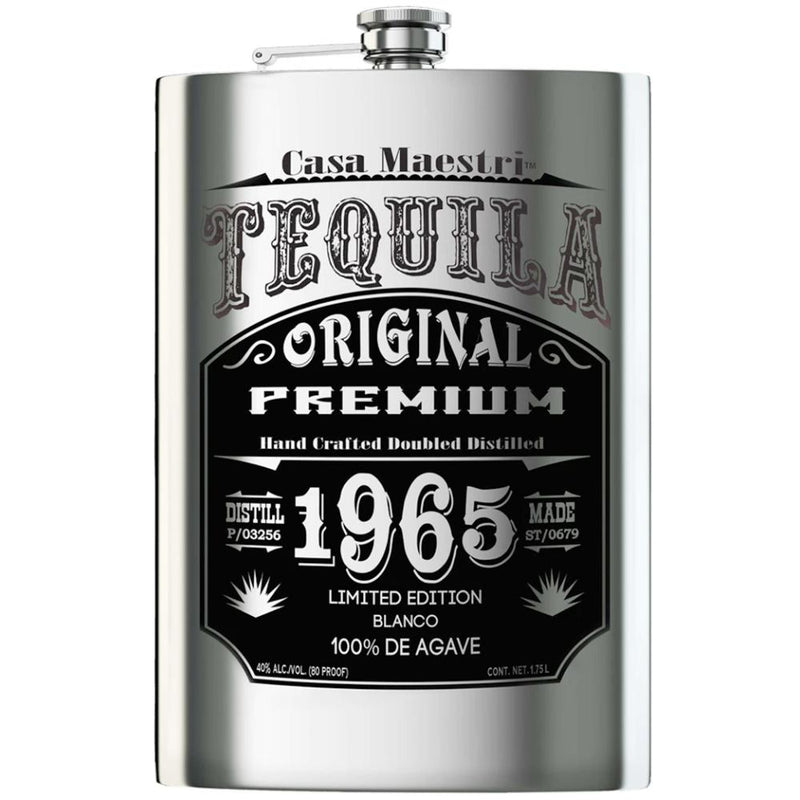 Casa Maestri Flask Edition Blanco Tequila 1.75L