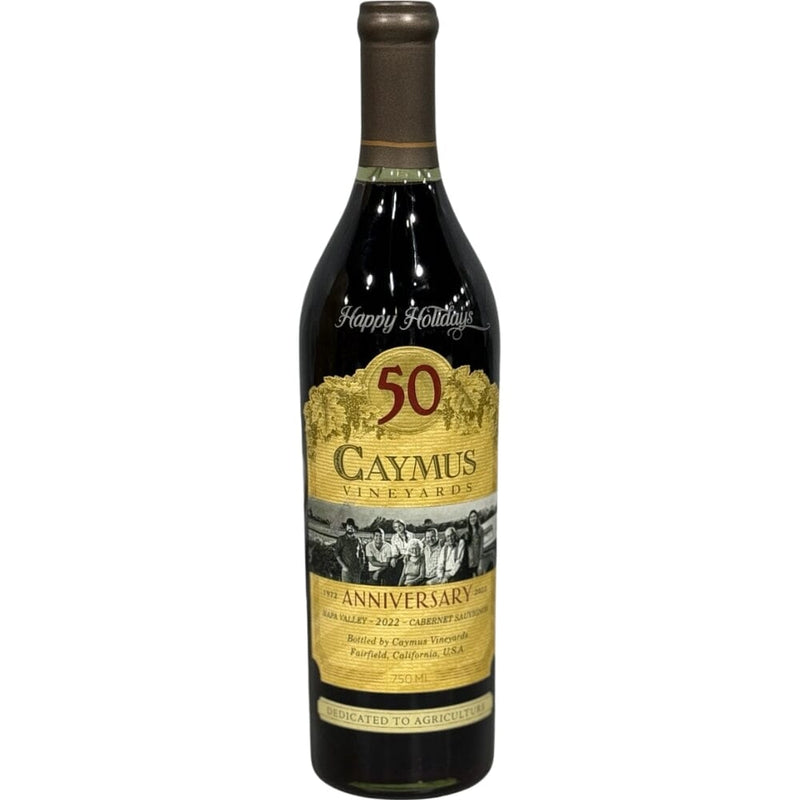 Caymus 50th Anniversary Napa Valley Cabernet Sauvignon 2022 - Holiday Engraving Edition