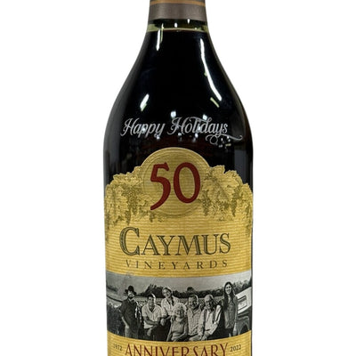 Caymus 50th Anniversary Napa Valley Cabernet Sauvignon 2022 - Holiday Engraving Edition