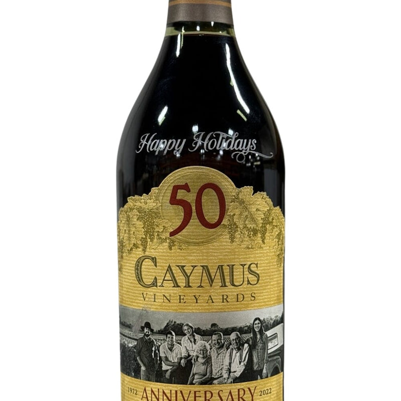 Caymus 50th Anniversary Napa Valley Cabernet Sauvignon 2022 - Holiday Engraving Edition