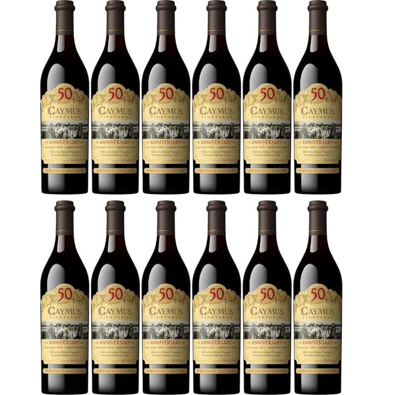 Caymus 50th Anniversary Napa Valley Cabernet Sauvignon 2022 12pk