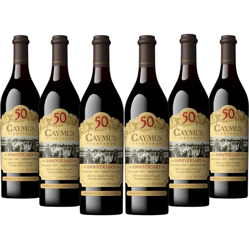 Caymus 50th Anniversary Napa Valley Cabernet Sauvignon 2022 6pk
