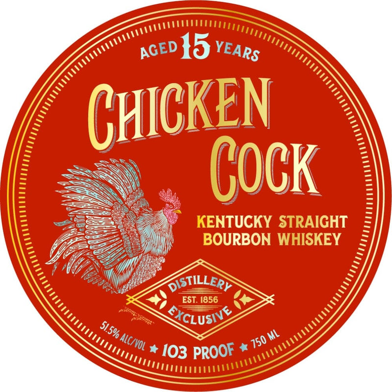 Chicken Cock Distillery Exclusive 15 Year Old Straight Bourbon