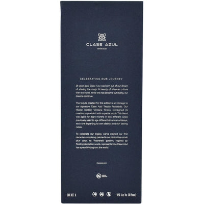 Clase Azul 25th Anniversary Tequila Mexico Edition