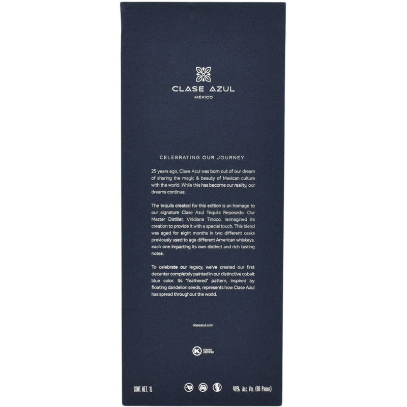 Clase Azul 25th Anniversary Tequila Mexico Edition