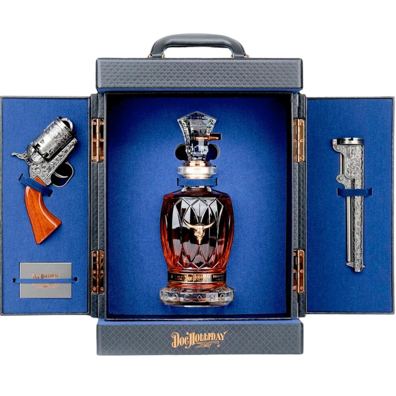 Doc Holliday Gift Set With Revolver 10 Year Bourbon Whiskey