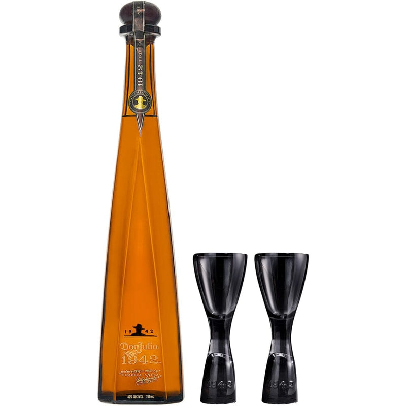 Don Julio 1942 with Custom Smoked Shot Glasses