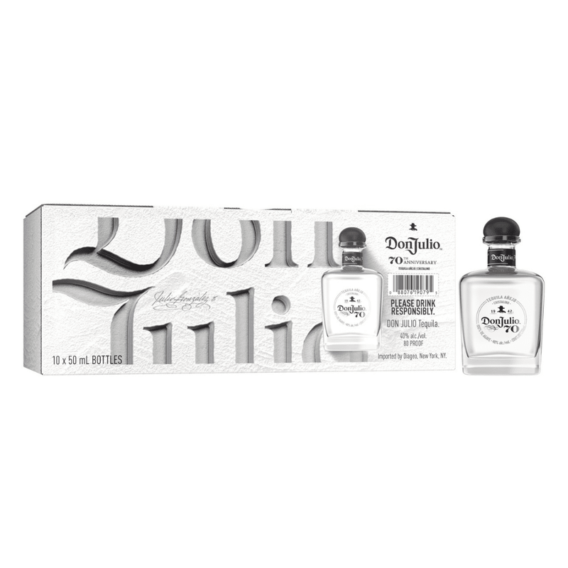 Don Julio 70 Añejo Claro Tequila 50ml 10PK