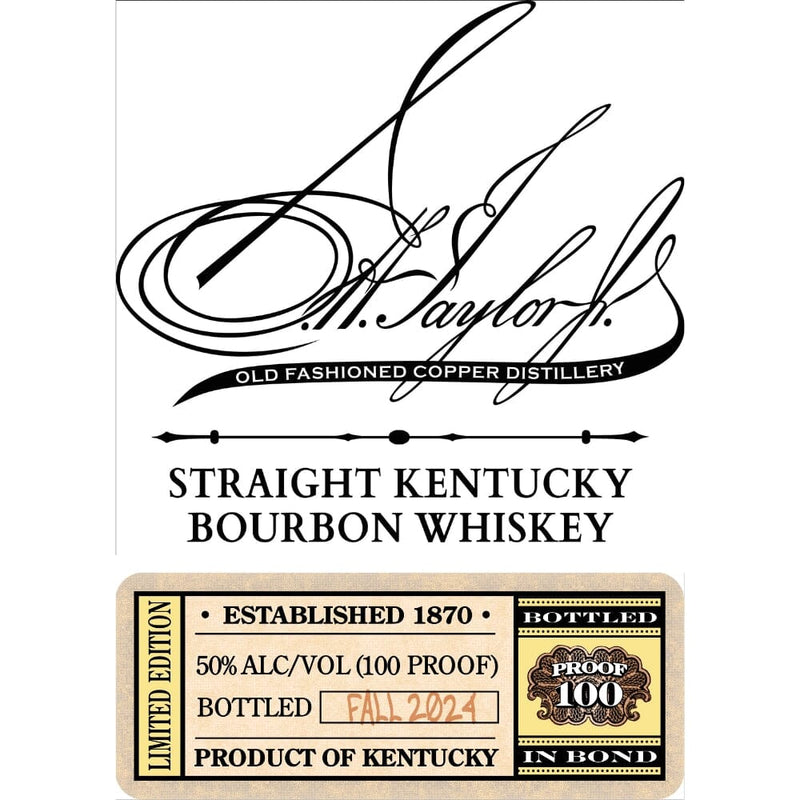 E.H. Taylor Bottled in Bond Bourbon Limited Edition