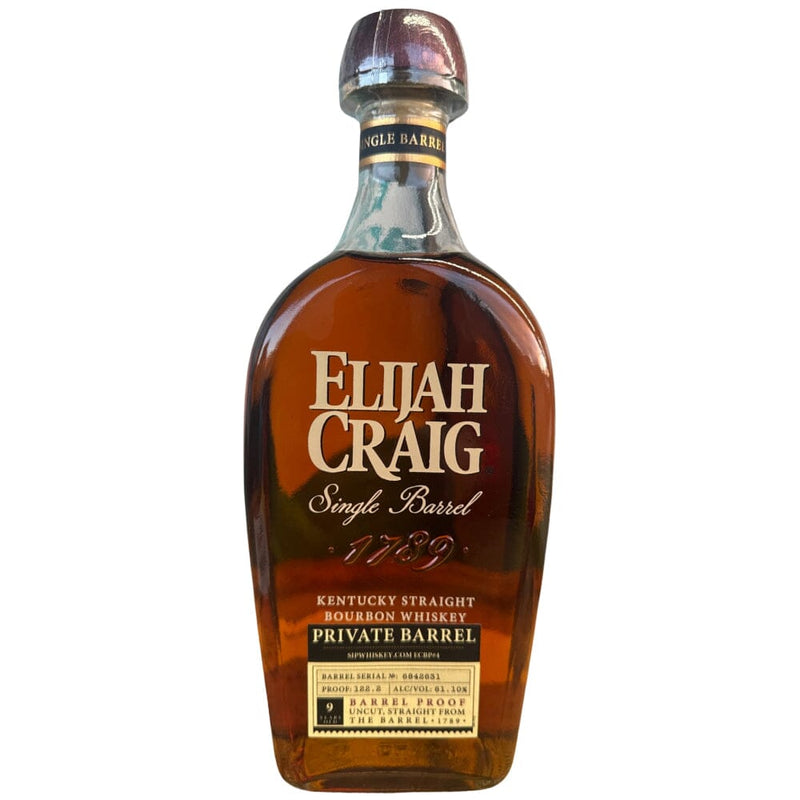 Elijah Craig Single Barrel Barrel Proof Selected by Sip Whiskey 122.2 Proof
