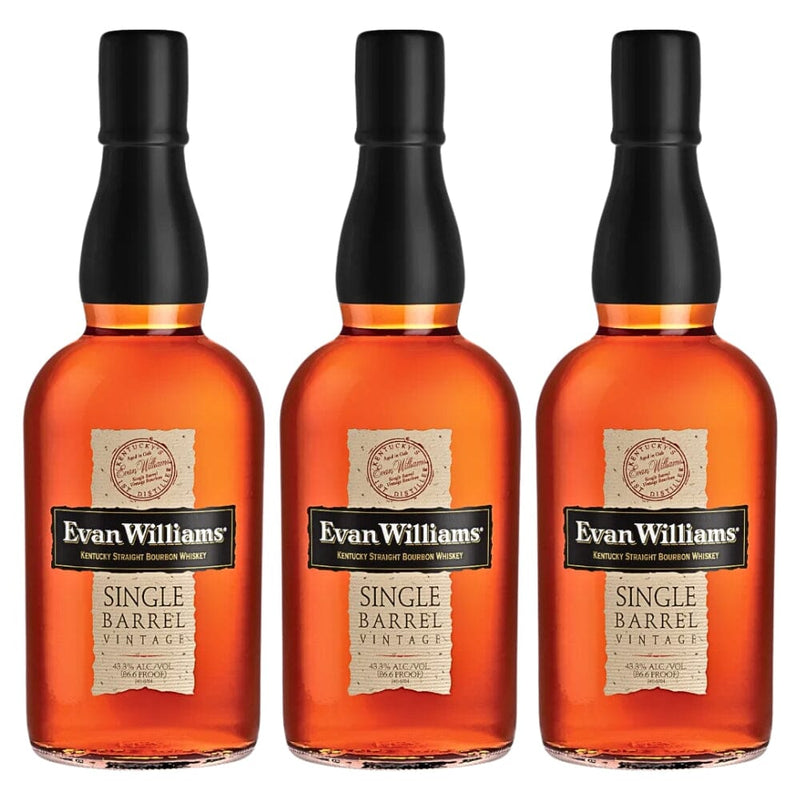 Evan Williams Single Barrel Vintage Bourbon 3pk