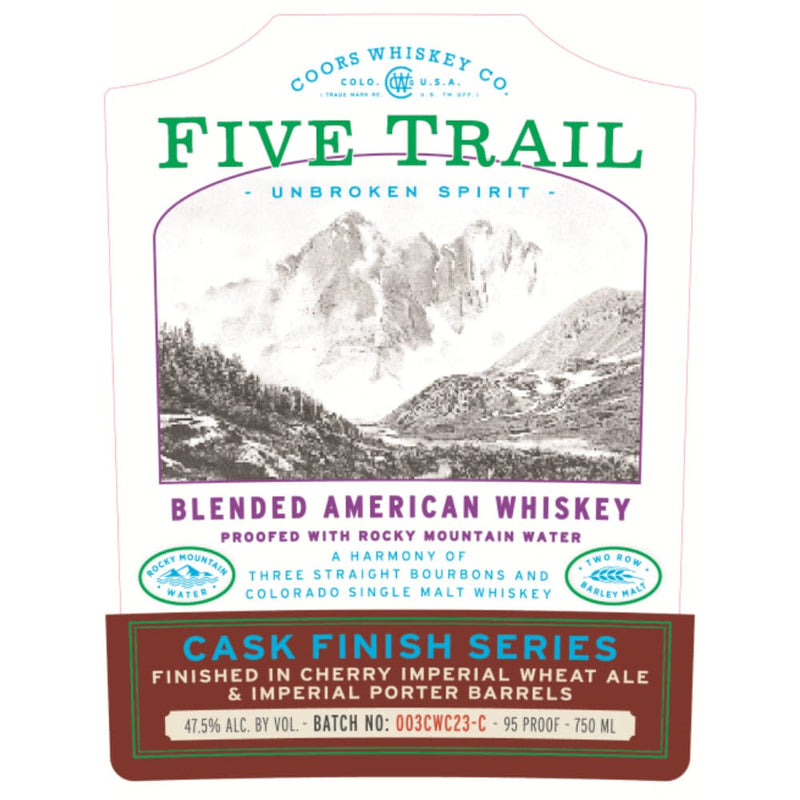Five Trail Cask Finish Series Finished in Cherry Imperial Wheat Ale & Imperial Port Barrels