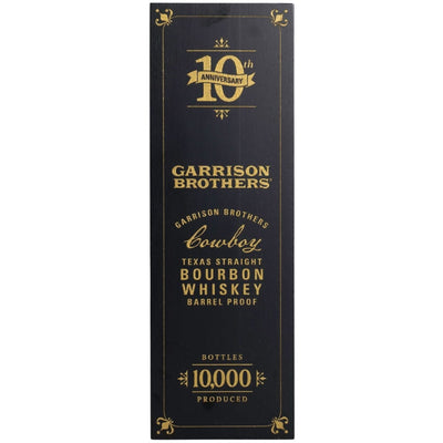 Garrison Brothers Cowboy Bourbon 10th Anniversary Edition
